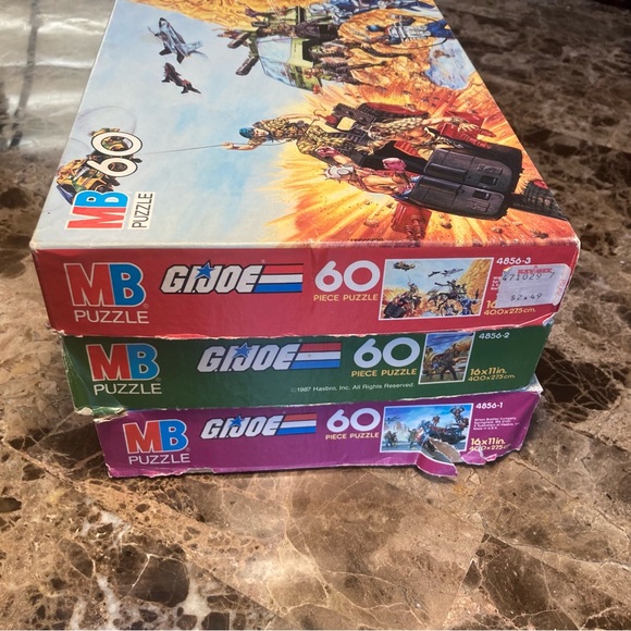 (3) 1987 G.I.Joe Puzzles - Picture 3 of 14